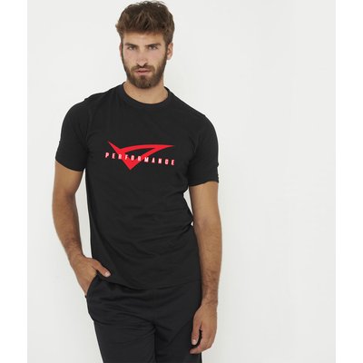 T-shirt aus Baumwolle für Herren PERFORMANCE schwarz