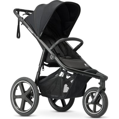 Luxus Bolt Jogging-Kinderwagen - Jogging Buggy - All Terrain - Schwarz