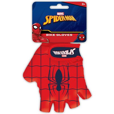 Jungen-Fahrradhandschuhe Spider-Man, rot