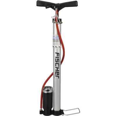 FISCHER Standpumpe Aluminium mit Manometer