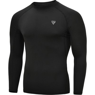 Rashguard Langarm RDX T15 Schwarz XL