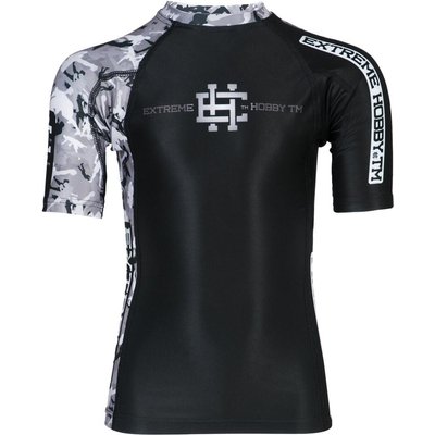Rashguard mit kurzen Ärmeln für Kinder für MMA EXTREME HOBBY COMBAT GAME