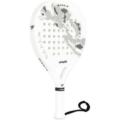 Padelschläger - Hybrid - Weiß/Grau