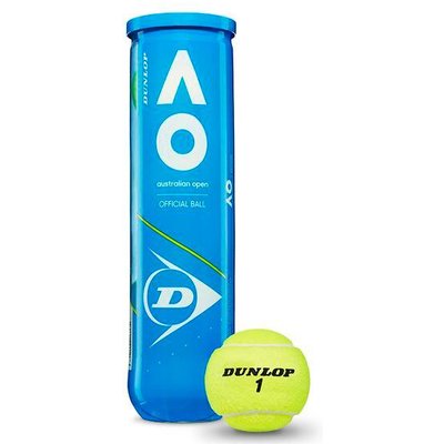 "Australian Open" Tennisbälle Set 4erPack Damen und Herren Gelb Einheitsgröße