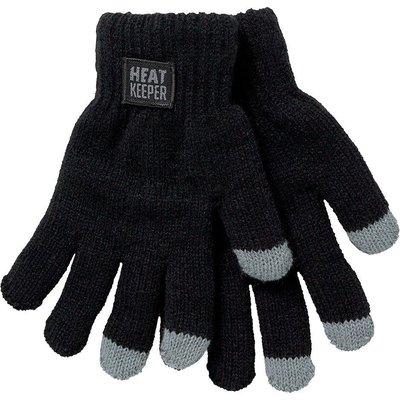 Heatkeeper - Thermohandschuhe Kinder mit I-Touch - Schwarz - 2 Paar