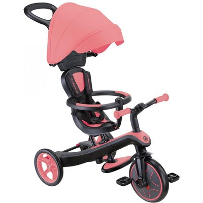 GLOBBER EXPLORER TRIKE 4in1 coral pink