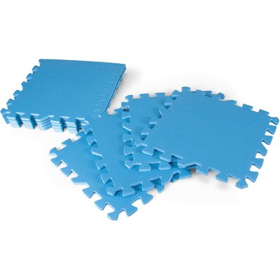 Fitnessmatte Puzzle INDIGO 9-teilig für Gymnastik und Fitness