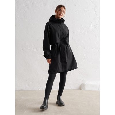 Damen Parka Wasserdicht Schwarz