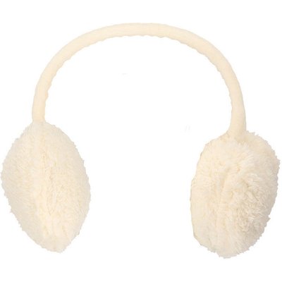 Ohrenschützer für Damen Teddywolle Woolwhite Einheitsgröße