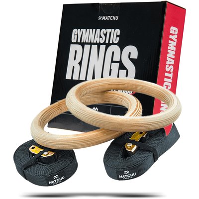 Turnringe - Gymringe - Gymnastikringe - aus Holz - Ø 23 cm