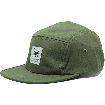 5-Panel-Cap - Flacher Schirm - Jockey / Einheitsgröße (Grün)