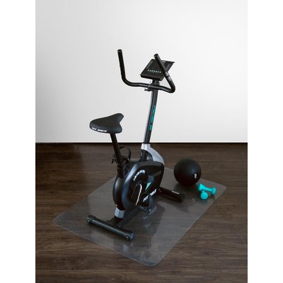 Schutzmatte für Fitnessgeräte 120 x 150 cm - Transparent