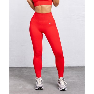 Damen-Leggings Sculpt Scrunch – rot