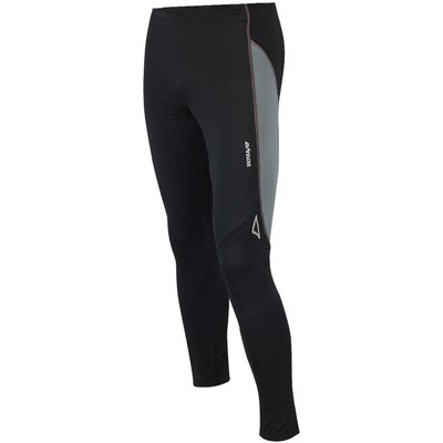 Herren Laufhose Lang Pro Air Schwarz Grau