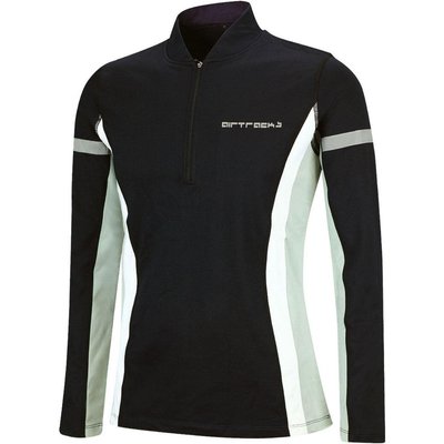 Herren Thermal Laufshirt Langarm Schwarz