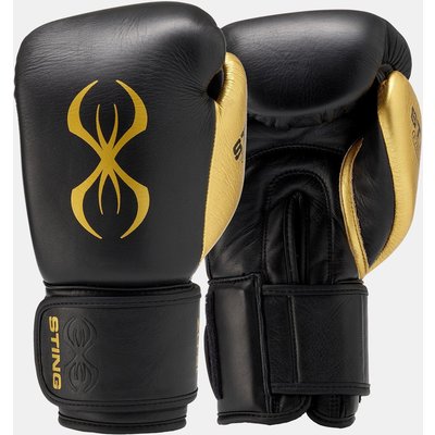 EVOLUTION Boxhandschuhe schwarz/gold 14oz