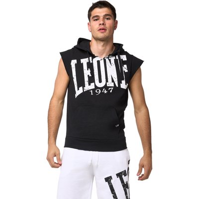 LEONE 1947 Herren ärmelloses T-Shirt mit Kapuze BOXE