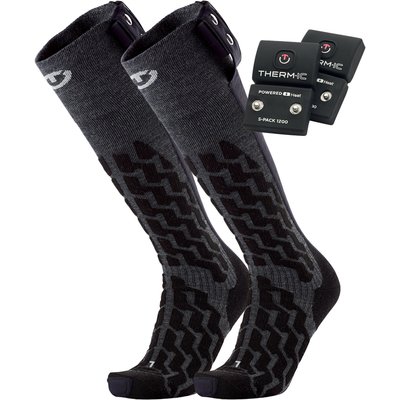 Pack 1 Paar beheizte Socken mit Akkus - Heat Fusion Uni + S-Pack 1200
