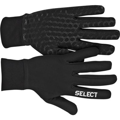 Herren - Fußball - Spielerhandschuhe - Silikongriff - Schwarz