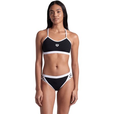 Zweiteilige badeanzüge Damen - Icons Bikini Cross Back Solid