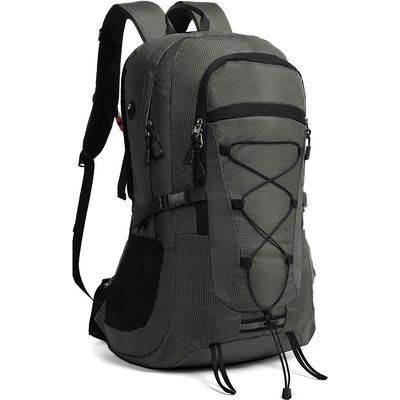 Rucksack Grau 45 Liter für Backpacking und Trekking Touren Bergwandern