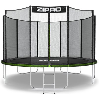 Refurbished -Jump Pro 12FT 374 cm mit Externes Sicherheitsnetz- In gutem Zustand