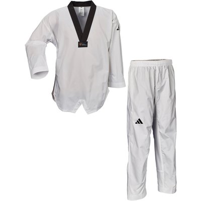 adidas Taekwondoanzug, adi Fighter Eco WT, schwarzes Revers, ADITC03ECO
