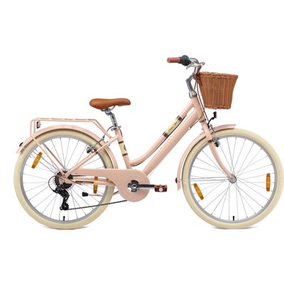 Kinderfahrrad 24 Zoll von 10 - 13 Jahre, City Retro