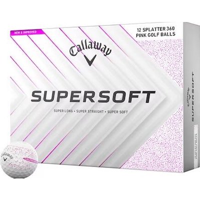 Callaway Supersoft Splatter 360 2025, Bolas de Golf