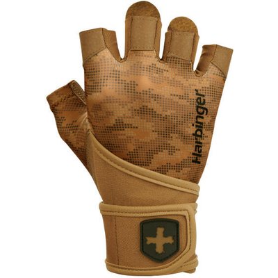 Harbinger Pro Wristwrap 2.0 Gewichtheberhandschuhe Unisex Tan Größe Groß