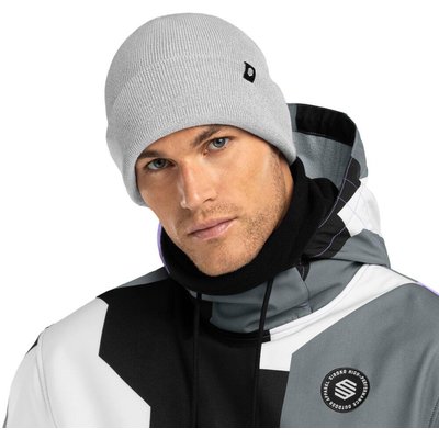 Men & Women Winter sports Winter beanie Snowflake Gray Grey