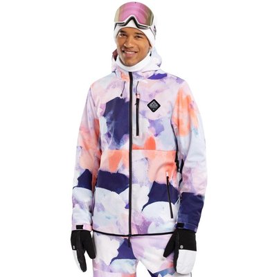 Men Winter sports 's snowboard jacket W2 Chréa Multicolor
