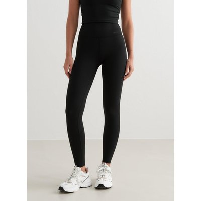 Damen Leggings Hoher Bund squat proof Feuchtigkeitsableitend Sense Schwarz