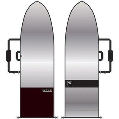 Dayroll - Hybrid-/Fish-Surfboard-Hülle