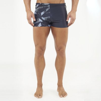 Badeboxer HALLEK schwarz grau