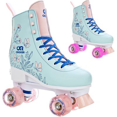 Klassische einstellbare Rollschuhe Amara Leuchtende LED-Räder