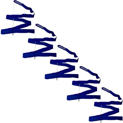 Bänder rhythmische gymnastik blau 5 stück 6 m