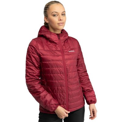 Women Hiking ’s ultralightweight insulated jacket Pursuit Red