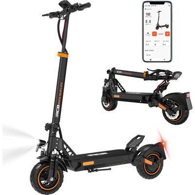 E‑Scooter D5 PRO Ultra mit ABE & NFC, 1600W Spitz., klappbar, 130km Reichweite
