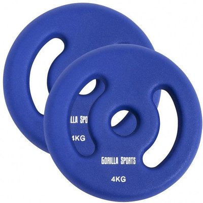 Hantelscheiben Set Neopren 8 KG (2x4 KG)