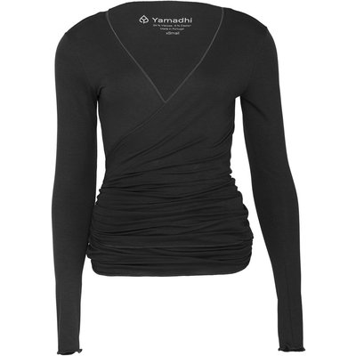 Yoga Wickeljacke, Modal, Schwarz