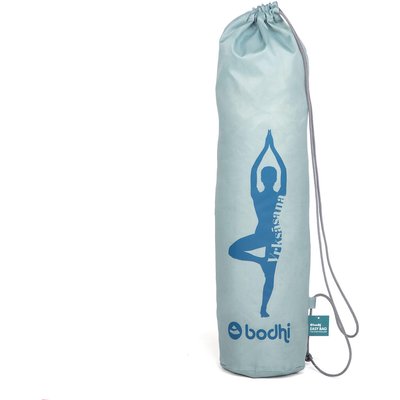 Easy Bag Yogamattentasche aus Polyester mit Print Vrksasana HELLBLAU