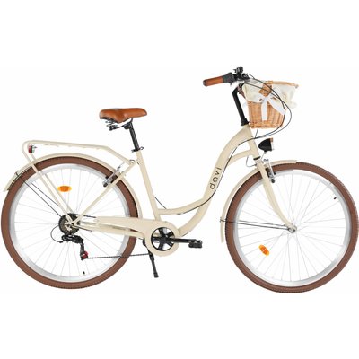 City Bike 28 Zoll Davi Emma 18 Zoll Shimano 7 Gänge 160-185 cm Mit Korb