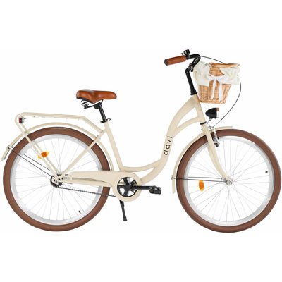 City Bike 26 Zoll Davi Lila mit Korb Stahlrahmen 18 Zoll 1 Gang 155-180 cm