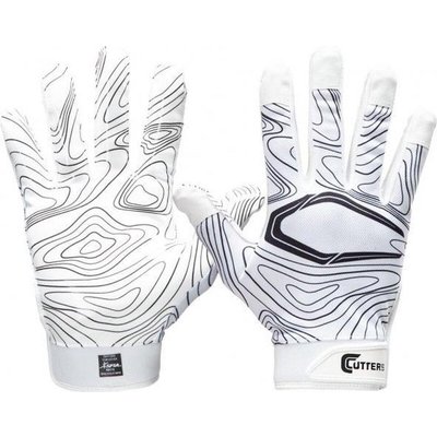 American Football - Handschuhe - Receiver-Handschuhe - Erwachsene (Weiß)