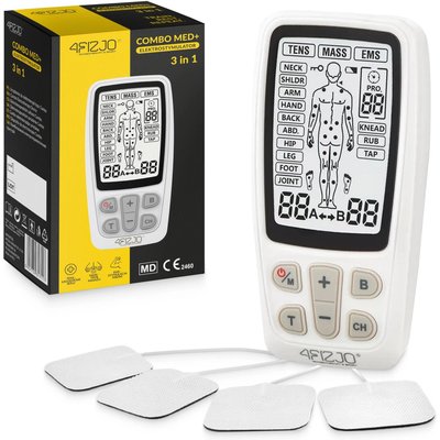 EMS TENS Gerät MED+ Elektrostimulator Schmerztherapie Massage 4FIZJO