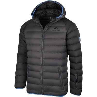 Herren Daunenjacke Snaefell Schwarz/Blau
