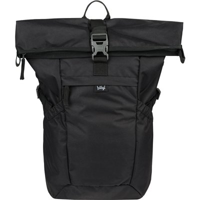 BAAGL Roll-Top Rucksack 29 L, Schwarz.