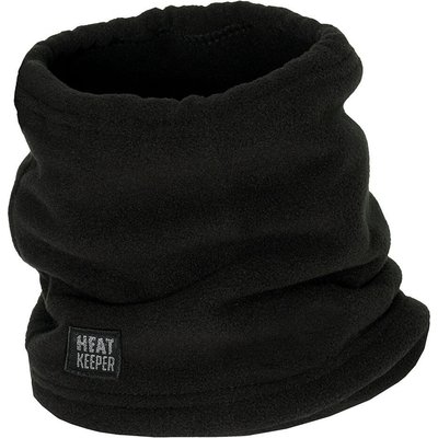 Thermoisolierende Kinder Nackenwärmer Fleece Schwarz 5-8 Jahre