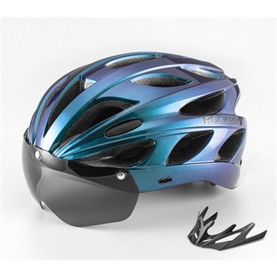 Helm Fahrrad mit Brille ROCKBROS
